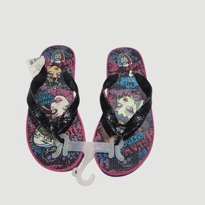 Girls Monster High Glitter Platform Sandals
